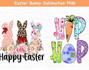 Easter bunny sublimation design, Watercolor Easter Bunny Clipart,Bunny PNG Files,Easter png design,Easter sublimation design,Leopard easter