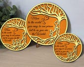 Mother Tree SVG, Wooden Decorative stand, Layered Tree Svg, Laser Cut File For Glowforge Cricut, Mothers Day Gifts Svg, Mum Svg, Dxf, EPS.
