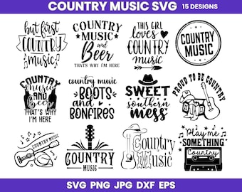 カントリー ミュージック バンドル SVG、カントリー ミュージック PNG、ウエスタン ミュージック SVG、カントリー ギター png、カウボーイ ミュージック SVG、Laineyy Wilsonn ミュージック SVG、ギター SVG