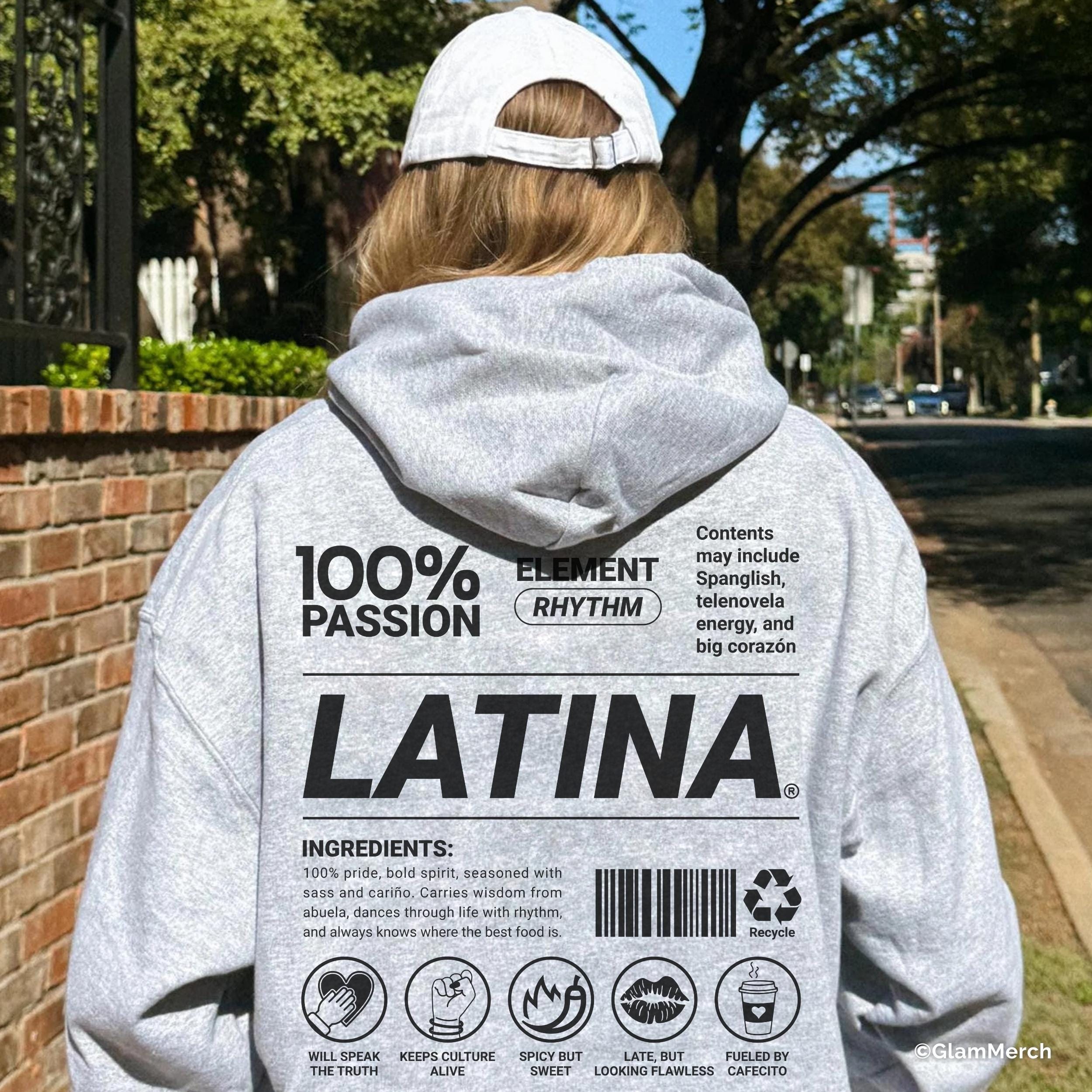 Funny Latina Mom Hoodie: Hispanic Heritage Clothing - Etsy New Zealand