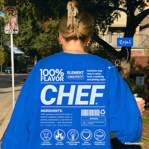 Funny Chef Sweatshirt, Unisex Culinary T-Shirt, Chef Gift for Men & Women, Kitchen Humor Apparel, Cooking School Tee