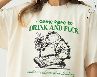 Funny Y2K Meme Graphic Tee: Ironic Party Shirt
