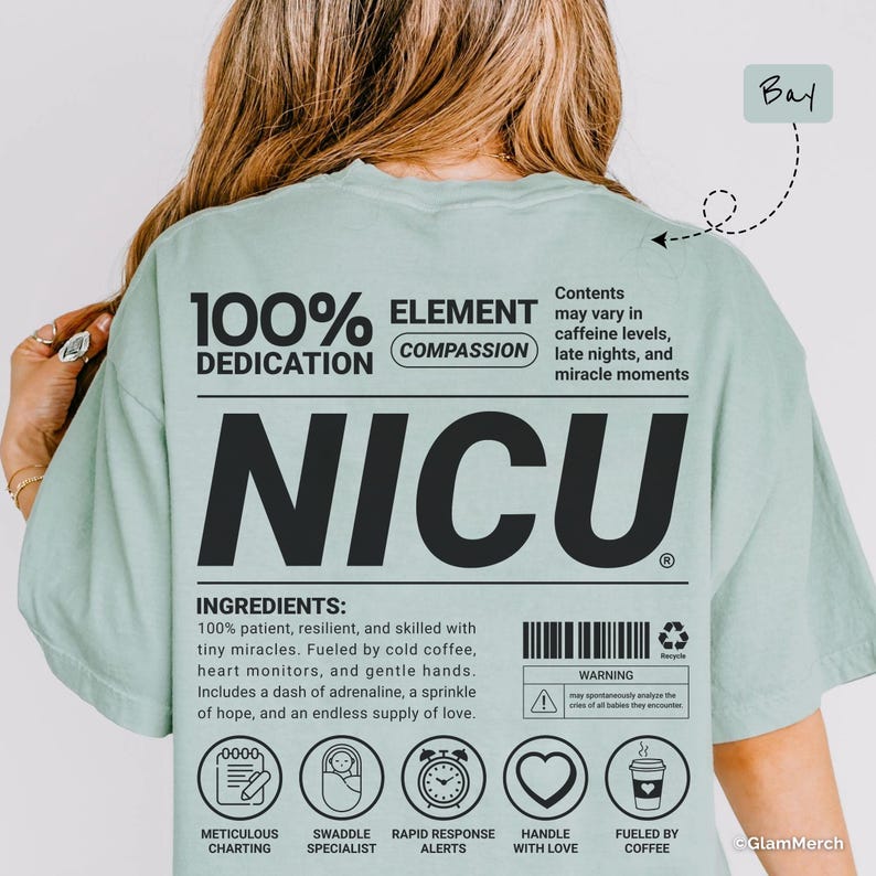 Funny NICU Nurse Shirt, Neonatal Nurse Appreciation Gift, NICU Definition T-Shirt, Cute Nicu Rn Tee, NICU Nurse Crew Gift