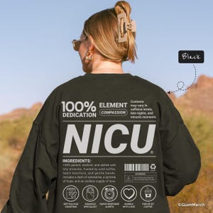 Funny NICU Nurse Sweatshirt, Neonatal Nurse Appreciation Gift, NICU Definition Shirt, Cute Nicu Rn Tee, NICU Nurse Crew Gift