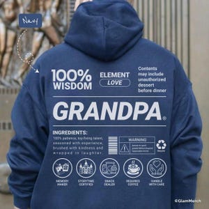 Funny Grandpa Hoodie, Gift for Grandpa, Father's Day Gift for Pops, New Grandparent Tee, Grandpa Definition T-Shirt, Grandpa Birthday Gift
