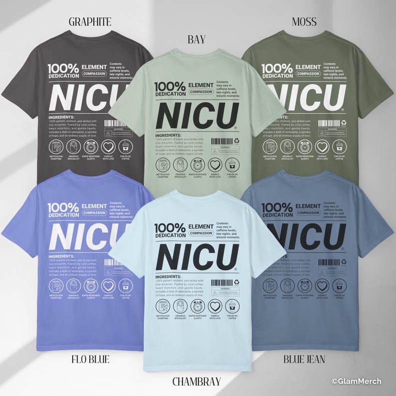 Funny NICU Nurse Shirt, Neonatal Nurse Appreciation Gift, NICU Definition T-Shirt, Cute Nicu Rn Tee, NICU Nurse Crew Gift