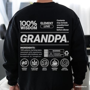 Funny Grandpa Sweatshirt, Gift for Grandpa, Father's Day Gift, New Grandparent Tee, Grandpa Definition T-Shirt, Grandpa Birthday Gift