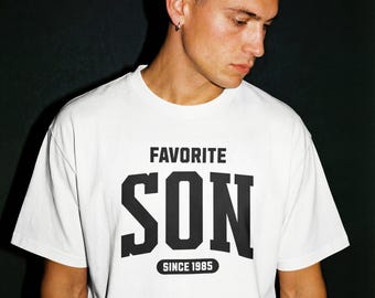 Personalized Favorite Son Shirt Comfort Colors, Custom Son Gift From Mom Dad