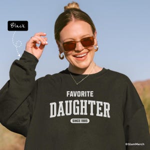 Anpassad favoritdottertröja, personlig dotterpresent från mamma pappa bild 1