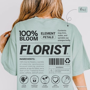 Florist Definition T-Shirt: Botanical Garden Graphic Tee
