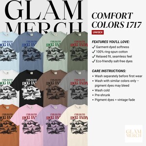 Comfort Colors 1717 : Product Feature and Care Instructions