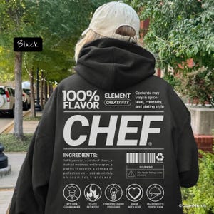 Funny Chef Hoodie, Unisex Culinary Sweatshirt, Chef Gift for Men & Women, Kitchen Humor Apparel, Cooking School Hoodie