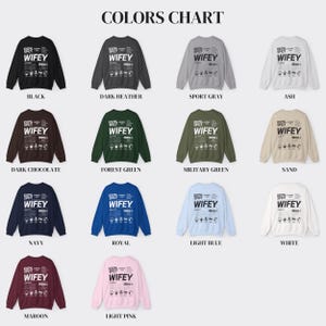 Gildan 18000 : Crewneck Sweatshrit Colors Chart