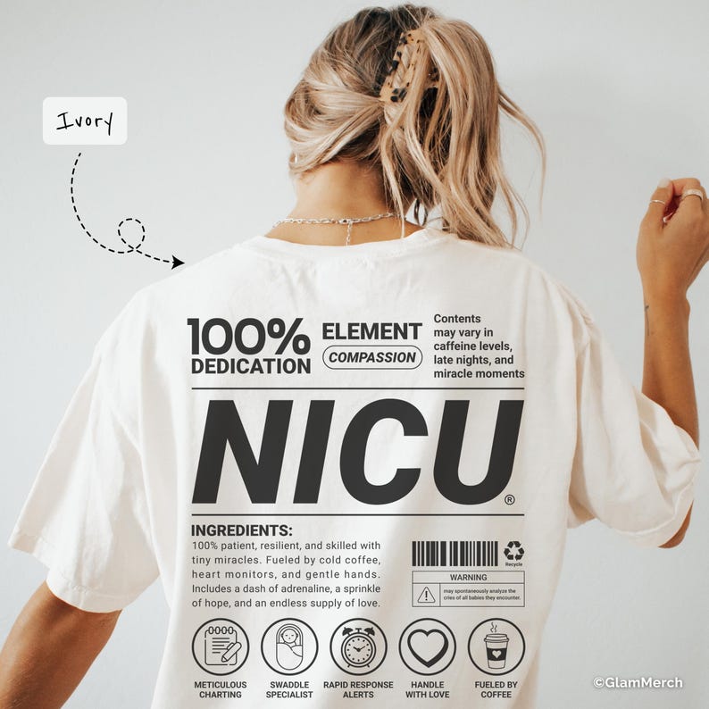 Funny NICU Nurse Shirt, Neonatal Nurse Appreciation Gift, NICU Definition T-Shirt, Cute Nicu Rn Tee, NICU Nurse Crew Gift