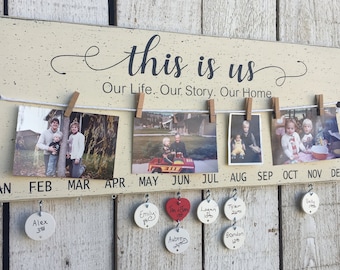 This is Us family birthday board, Family birthday board, This is Us sign, blended family sign, Buy 2 get 1 FREE