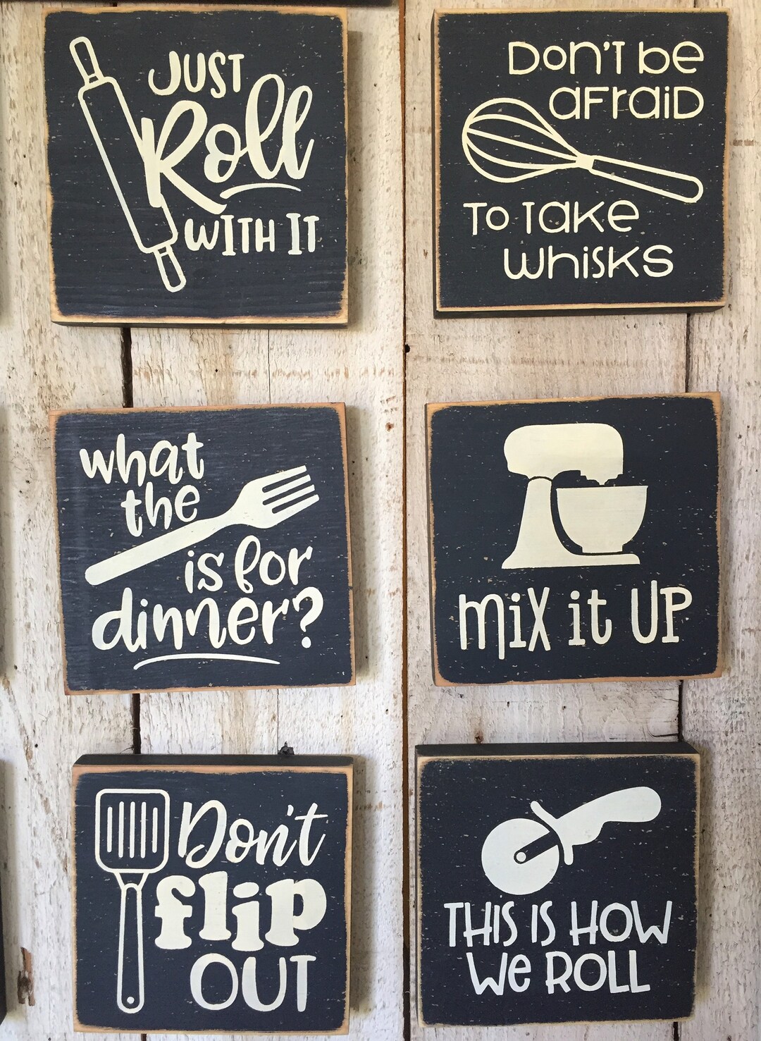 Hand Painted Farmhouse Kitchen Wood Sign: Funny Kitchen Quote - Etsy