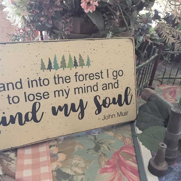 Into the Garden I Go to Lose My Mind and Find My Soul - Etsy