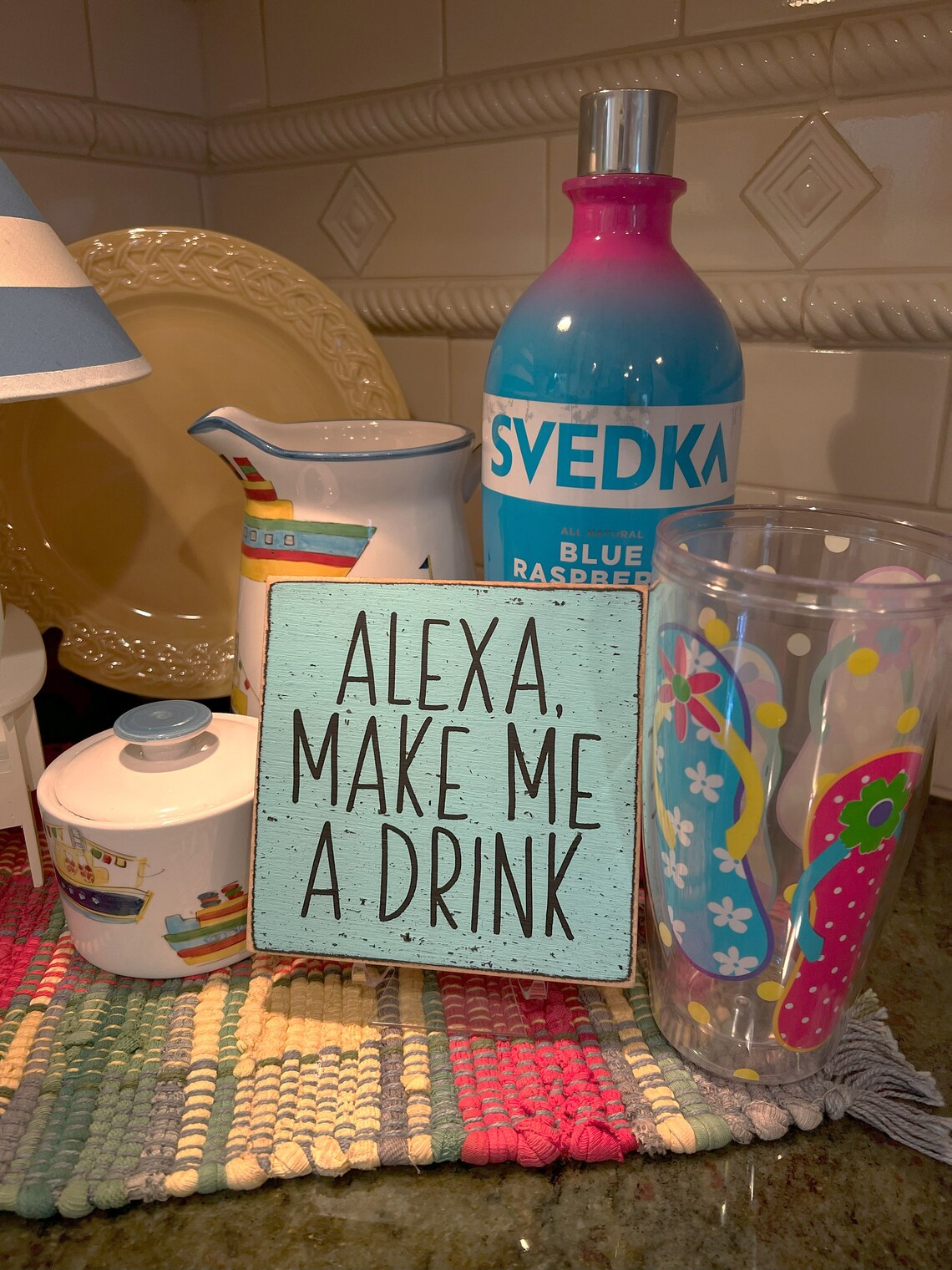 Funny Alexa Sign: Hand Painted Kitchen Decor, Gift for Mom - Etsy