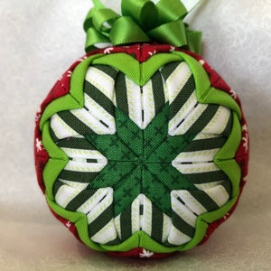 3” Quilted Ornament | Christmas Ornament | Birthday Gift | Ornament Exchange | Secret Santa Gift | Gift for | Christmas Decor  | Unique Gift