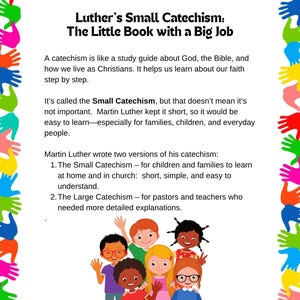 Little Lessons in Lutheran Life