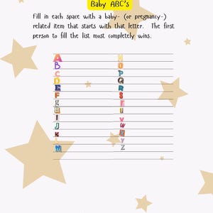 Baby Shower Games
