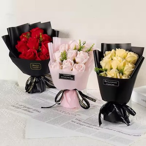 Bouquet di rose di sapone