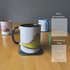 Personalized mug with child&#39;s first name Family gift Birthday party girl Magic kitchen decoration idea Coffee mug gift idea couple name