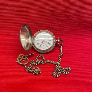Perret&Fils Brenets Silver Pocket Watch