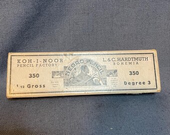 Rare retro KOH-I-NOOR pencil case.