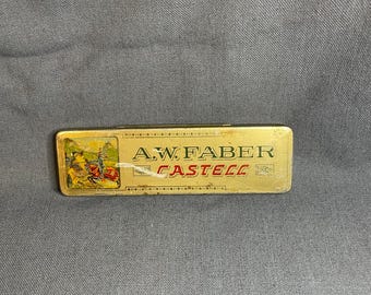 Retro A.W. Faber Castell pencil box.