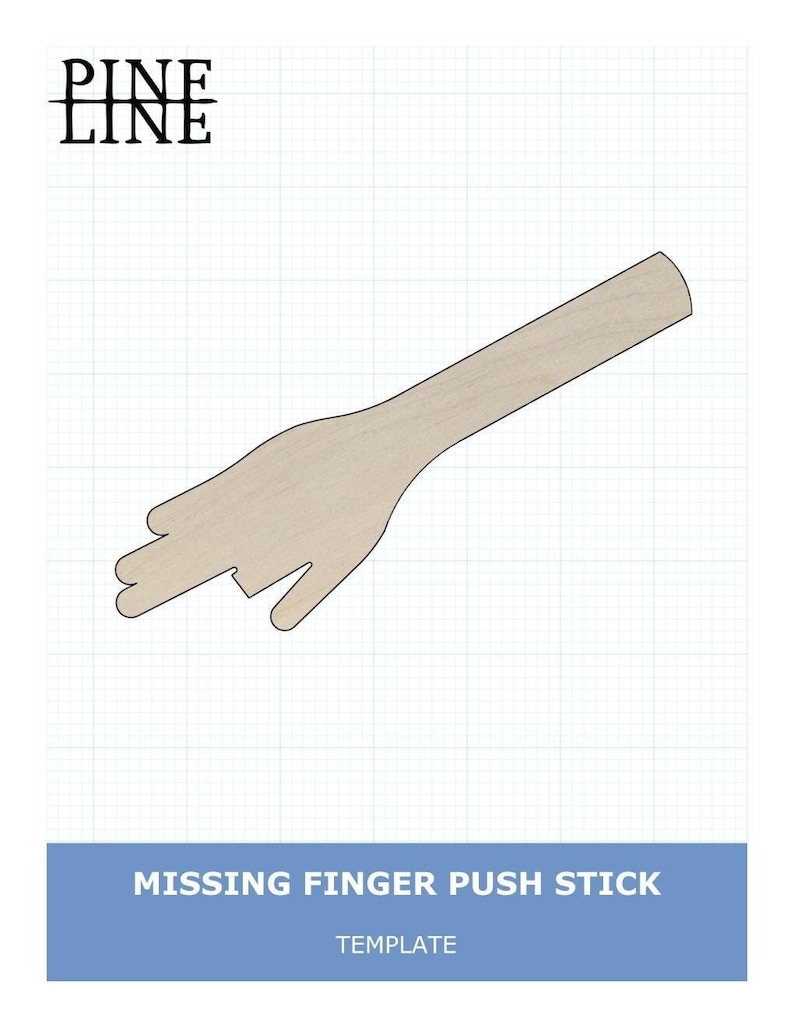 Missing Finger Sticker Missing Finger Push Stick for Table Saws and Band Saws - Etsy