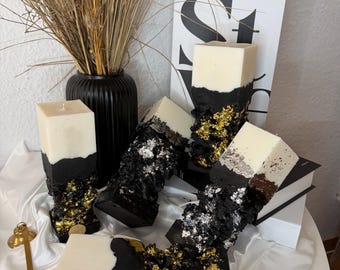 Candle/Eco Candle/Reusable Candle/Concrete Candle/Scented Candle/Handemade Candle/Soy Candle/Decoration/Kerze/Handgemachte Sojawachs Kerze