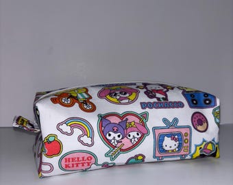 Hello Kitty Pouch, Kawaii Cosmetic Bag, School Supplies