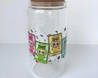 Bubu Glass tumbler, Christmas Gift, Birthday present