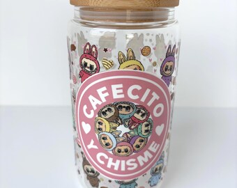 Bubu Cafecito y Chisme Glass Tumbler