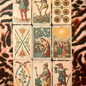 Tarot Reading 3X3 board  to dig in an issue - ENGLISH & SPANISH