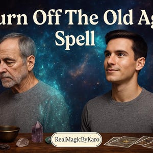Anti-Aging Energy Reset Spell: Eternal Youth, Remove Aging Programming - Personalized Report