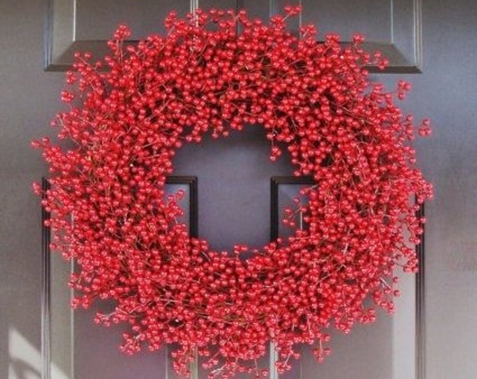 Winter Wreath, Christmas Wreath, Holiday Decor, ALL WEATHER Christmas Wreath, Valentine's Day Wreath, In Better Homes and Gardens