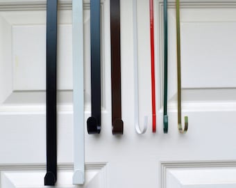 Long Standard Hanger Size Thin Door Wreath Hanger Front Door