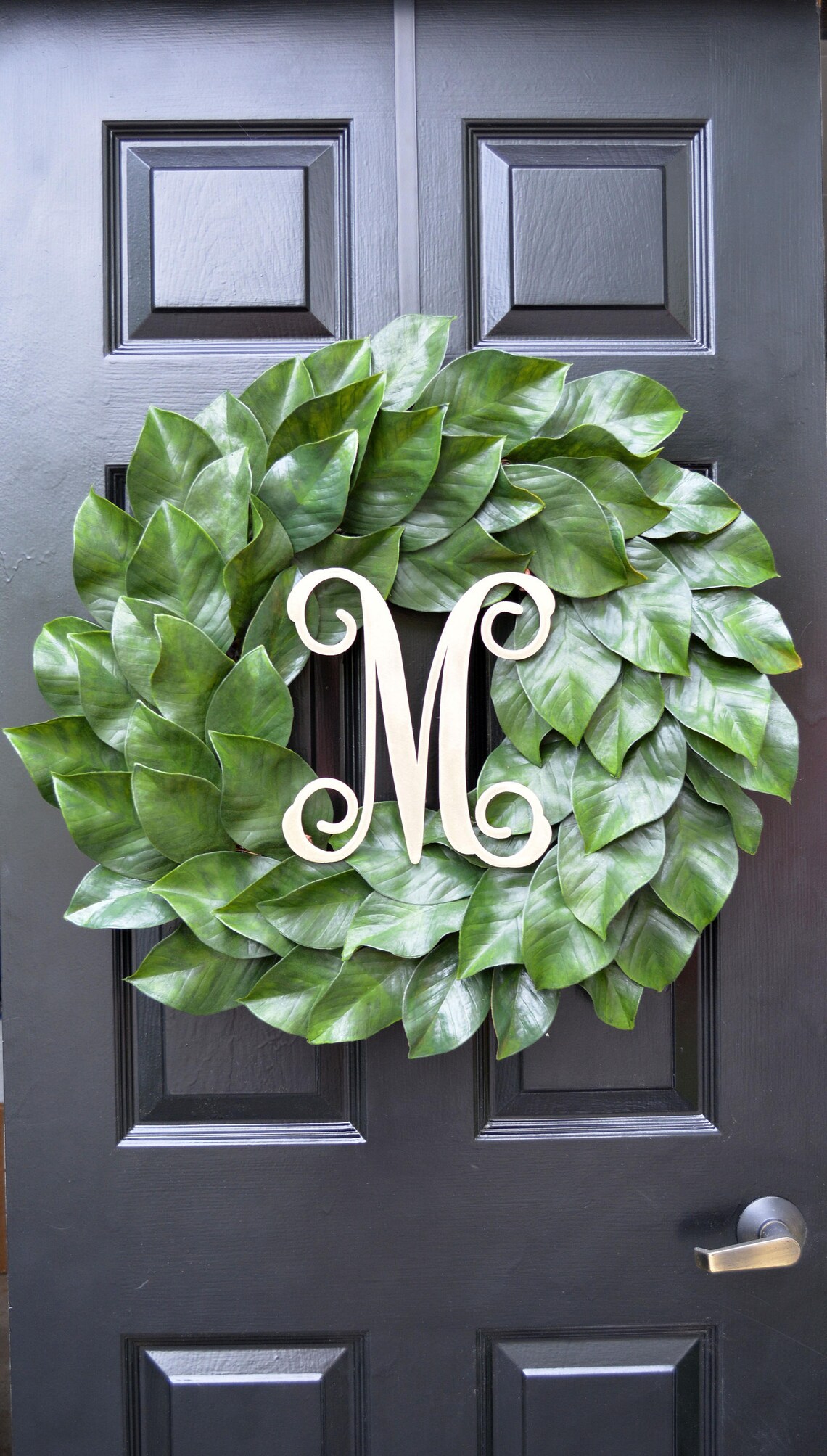 Magnolia Kranz Fixer obere Magnolie Kranz Magnolie Blätter | Etsy