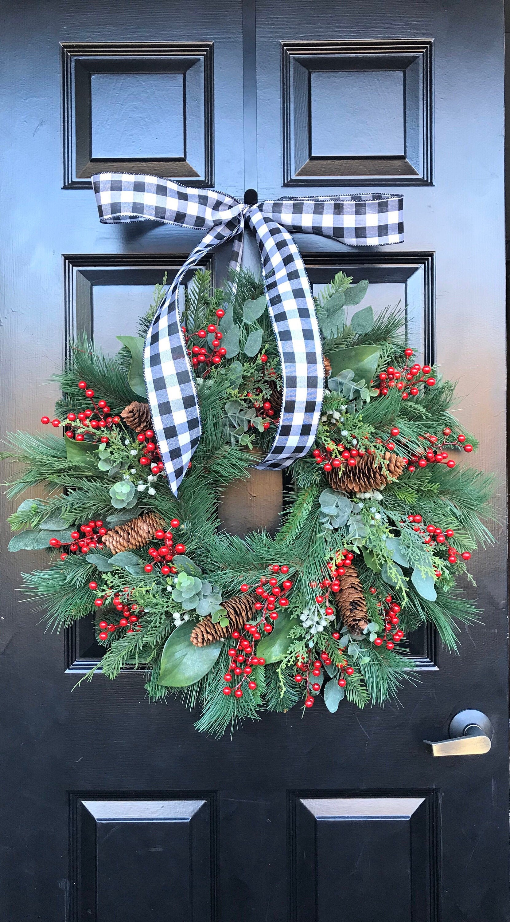 Farmhouse Style Artificial 16/" Wreath FREE SHIP!!
