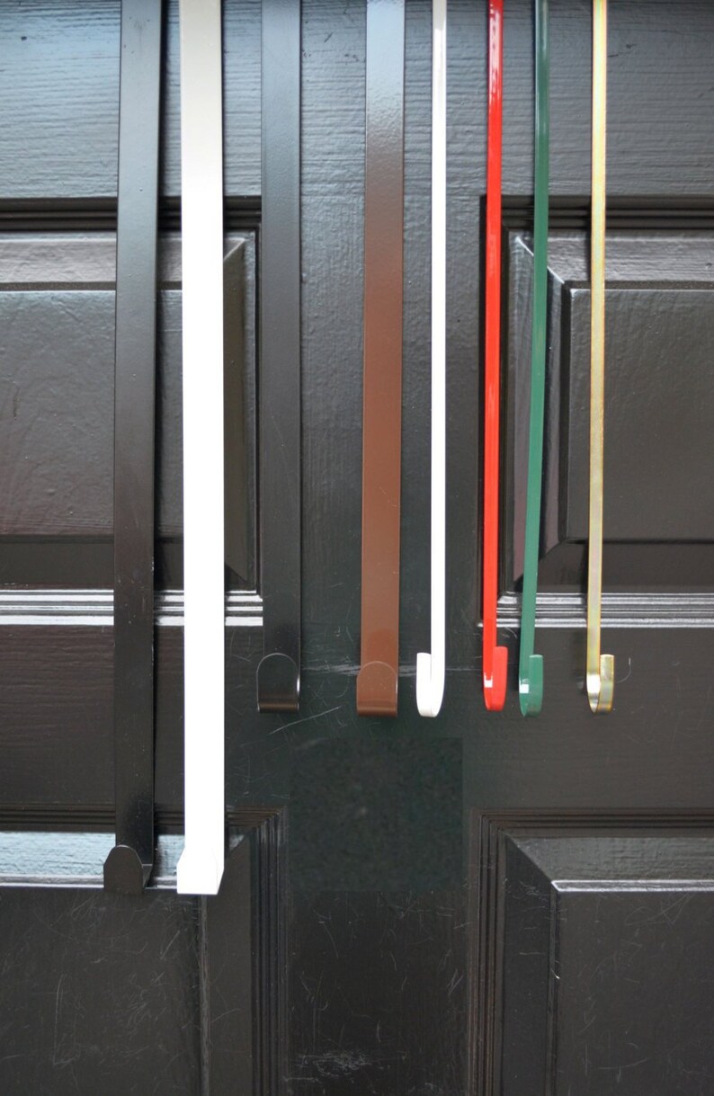 Long Standard Hanger Size Thin Door Wreath Hanger Front Door Etsy