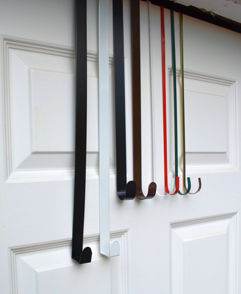 Long Standard Hanger Size Thin Door Wreath Hanger Front Door Etsy