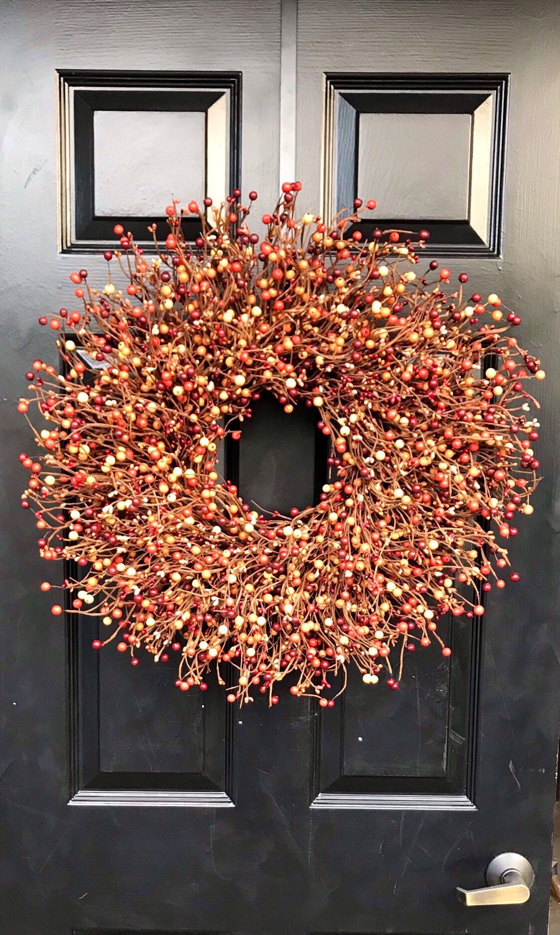 Berry Fall Wreath Sale Thanksgiving Wreath Berry Wreath