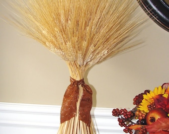 Wheat Sheaf Fall Decor- Thanksgiving Decoration- Thanksgiving Centerpiece Wheat Sheaves- Mantle Decoration- Fall Decoration