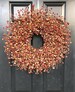 BESTSELLER Pumpkin Pie Fall Wreath, Thanksgiving Wreath Berry Wreath, Thanksgiving Decor XL 16 - 24 Inch MANY Color Options 