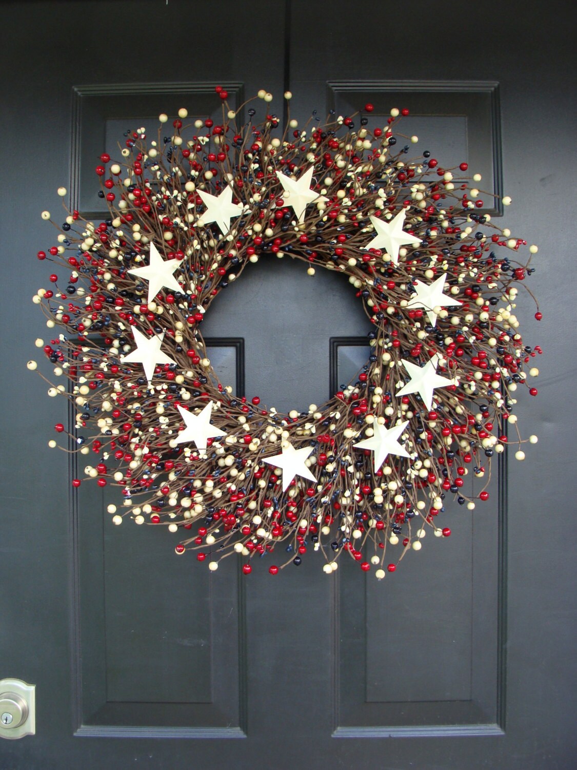 Quatrième Couronne de Juillet - Couronne Du 4 Patriotique Décor Quatrième Juillet