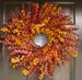 Fall Colors Fall Wreath, Eucalyptus Wreaths, Fall Decor,  Preserved Eucalyptus Wall Decor 