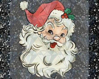 Santa Retro PNG