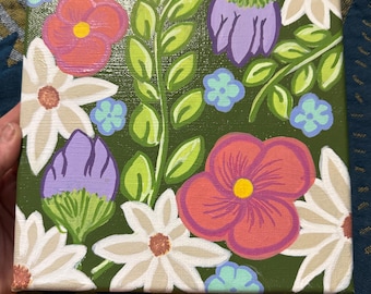 floral painting